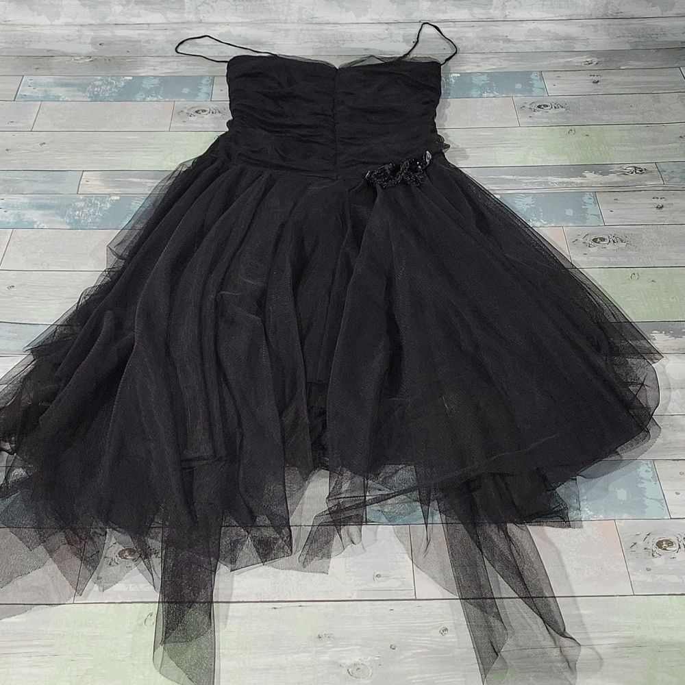 Fiesta Black Fairy Style Dress Y2K sz Medium